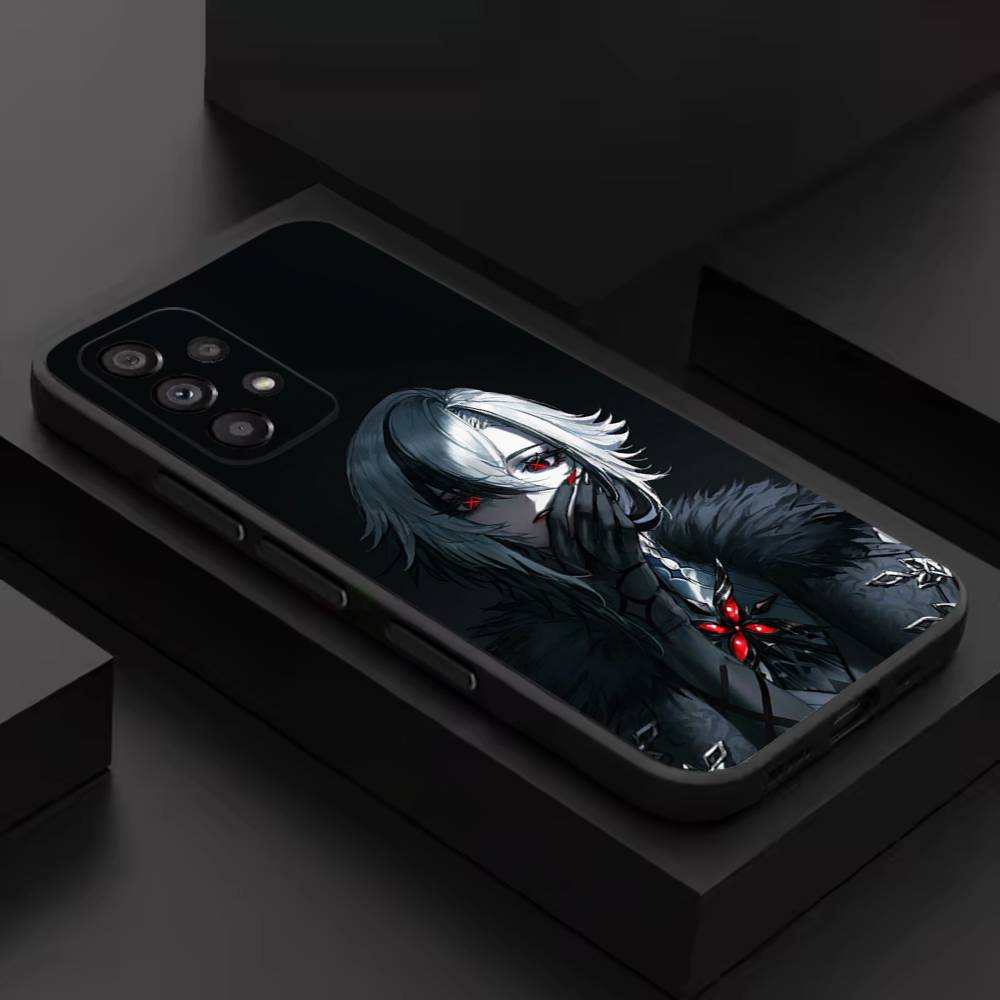 G-Genshin Impact Чехол для телефона Арлекино Для Samsung S 9,10,21,30,22,23,24,25,26,Ultra,Plus,Lite,FE,4,5G Черный Мягкий Точный