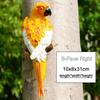 Creative Resin Color Parrot Statue Wall Hang Tree Decorative Animal Sculpture For Home Office Garden Decor Ornament Dropshipping