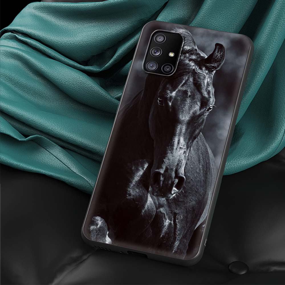 Чехлы с изображением бегущей лошади для Samsung Galaxy A70 A50 A40 A20s A30 A10s A20e A10 A02s A01, чехол для телефона Samsung A51 A72
