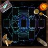 Скатерть для Таро Многофункциональная Скатерть для Гаданий 50x50/60x60/75x75см Подставка для Карточных Игр Оракулов Рун