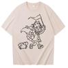 Sameko Saba Graffiti GráFico Moda Verano Camiseta PantalóN Corto Casual Camiseta Harajuku Camiseta Anime Unisexga Camisetas