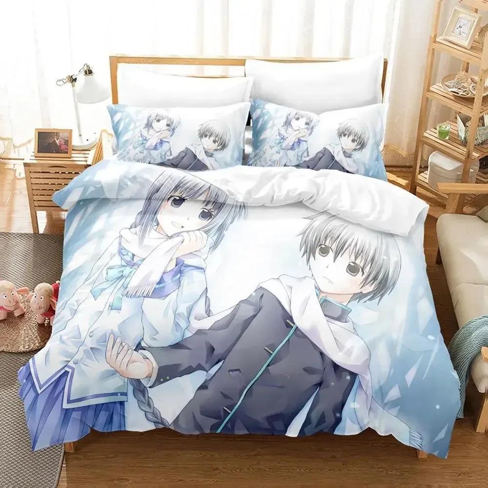 Новый Постельный комплект Bungaku Shoujo Односпальный Полуторный Двуспальный Кингсайз Комплект для кровати Взрослый Детский Спальня Комплекты пододеяльников Каваий Комплект простыней