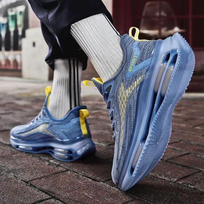 Мужские спортивные кроссовки с мягкой стелькой и низким верхом, сетчатый верх, для пеших прогулок и треккинга, легкие, дизайнерские, на распродаже, легкие мужские повседневные кроссовки