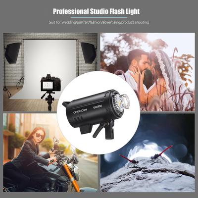 Godox DP600IIIV Модернизированная студийная вспышка мощностью 600 Вт GN106 5600+/200K Встроенный стробоскопический свет