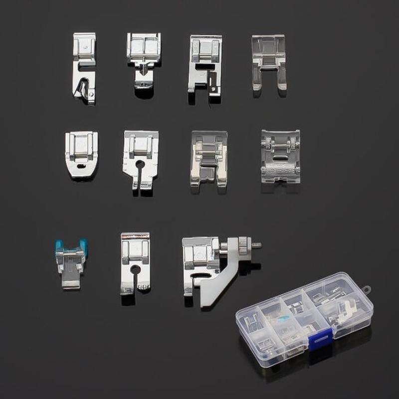 Комплект прижимных лапок для бытовых многофункциональных швейных машин