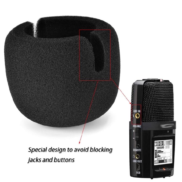 Ветрозащитная поролоновая насадка для ZOOM SGH-6/H2N/H4N PRO/H5 H6 H8 XYH-6 XYH-5