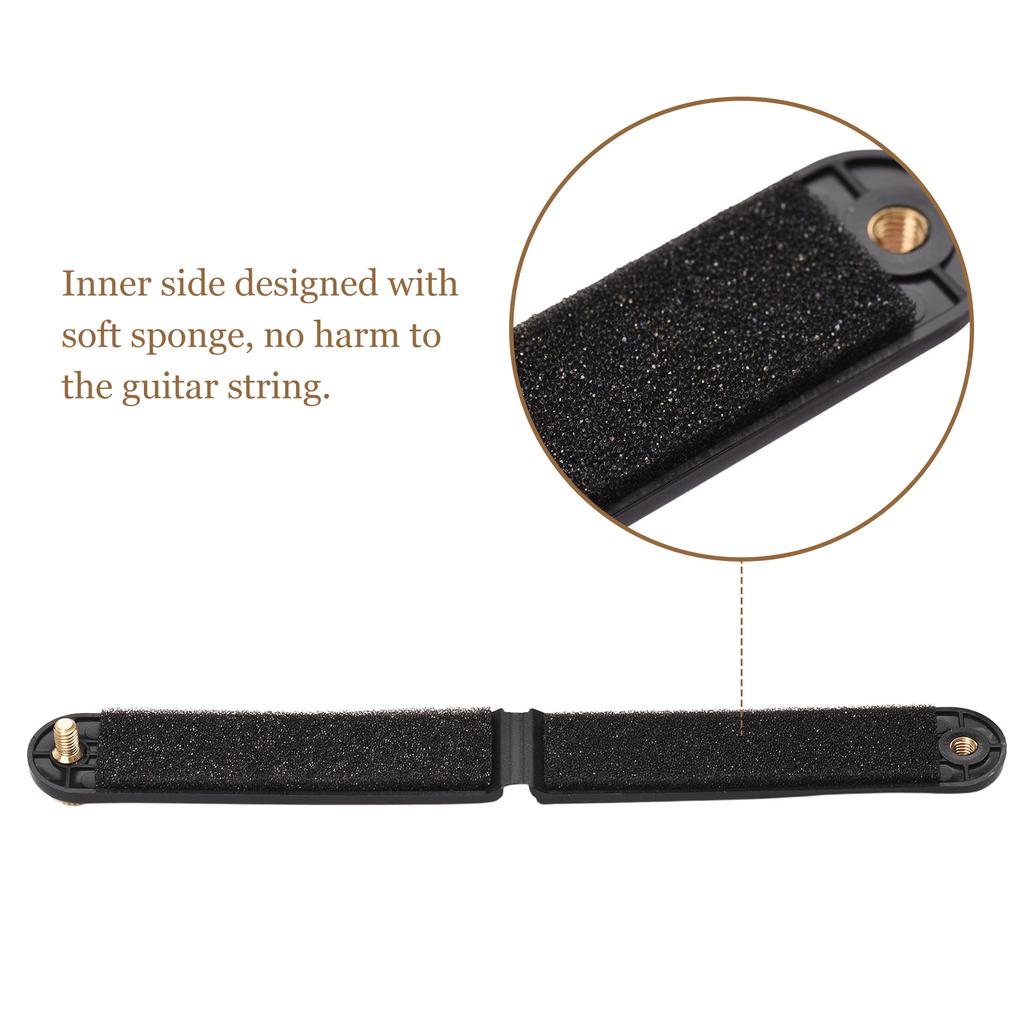 Гитарный глушитель струн глушитель шумоподавитель универсальный гитарный гриф глушитель тихий коврик с низким уровнем шума губчатый коврик для занятий на гитаре
