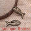 Fish Bone Shaped Charms Pendant For Bracelet Necklace Jewelry Making Craft Findings