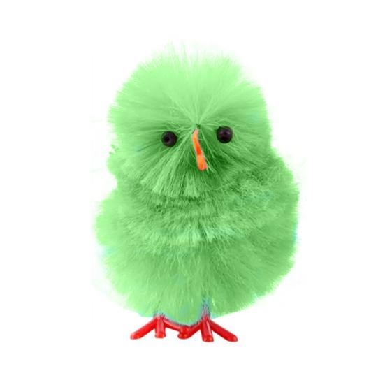 36 Pcs Easter Fur Chicks Mini Simulation Plush Chicks Small Colorful Fluffy Chicken Easter Basket Stuffer for Spring Home Garden Decor