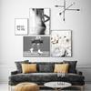 Современная мода черно-белый постер сексуальная женская фигура настенные художественные принты цитата картины на холсте шикарные картины для декора комнаты для девочек