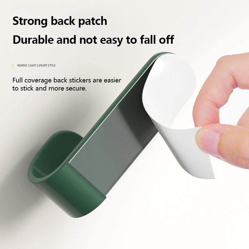 6 шт. универсальный настенный органайзер, крючок за дверью, тканевая вешалка для ключей, крючок для ванной комнаты, держатель для полотенец, полка для кухонной фурнитуры