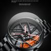 SVJ Wheel Watch Трехмерные полые мужские часы Высококачественные подлинные мужские часы Кварцевые часы