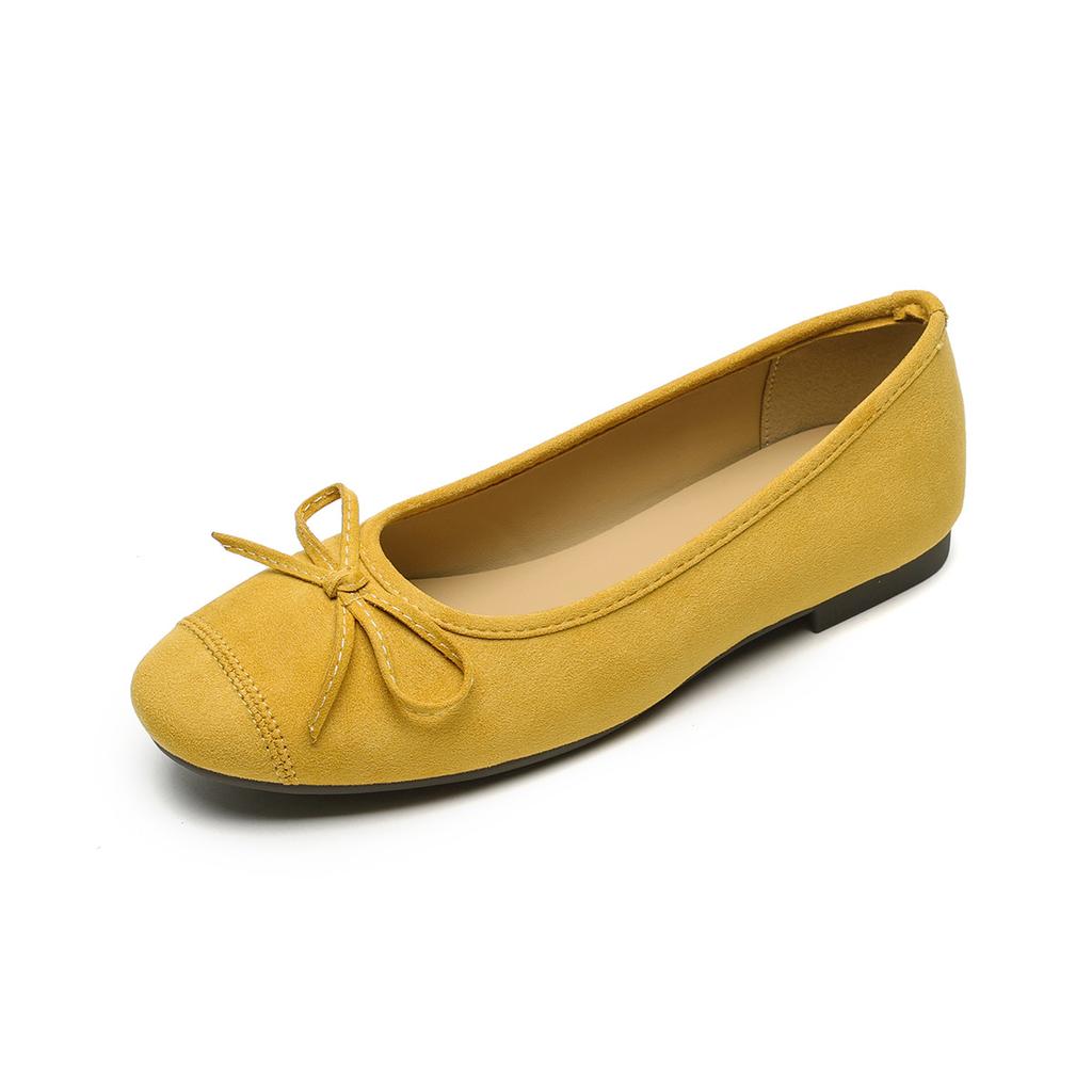 Fashion Women's Shoes 2025 New Fashion Comfortable Soft Sole Casual Shoes Women's Bow-knot Ballet Flats Shallow Mouth Round Toe Loafers