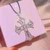 Ожерелье с бриллиантами и звездой-крестом, новое женское маленькое дизайнерское ожерелье Ins Style