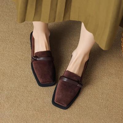 НОВЫЕ женские PU шлепанцы Med Flock Rome Hoof Heels резиновые женские шлепанцы Rome Flock Rubber Hoof Heels Med