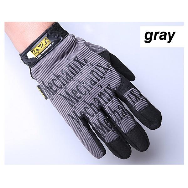 Fashion Full Finger Tactical Mechanic Motorcycle Gloves Non-slip Working Mittens