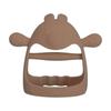 TGM Domestically Produced Infant Platinum Silicone Glove Type Rabbit Wrist Teether, Chocolate, Product + Case, Korean Baby Products