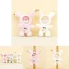 Adorable Astronaut Plush Keychain Cute Space Bunny Doll Creative Bag Charm