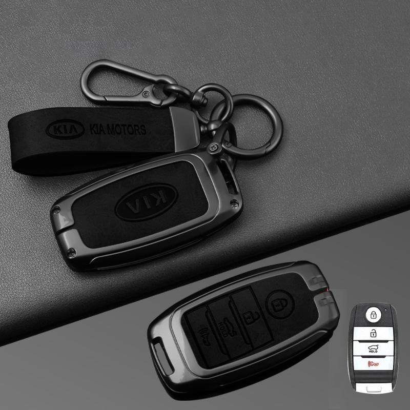 3/4 Buttons Zinc Alloy Car Smart Key Case Cover Shell For KIA Sportage Cerato Optima K2 K3 K4 K5 RIO Picanto Soul Sorento Sedona