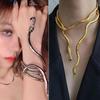 Exquisite Hip-hop Gift Snake Necklace Neck Chain Choker Jewelry Bendable