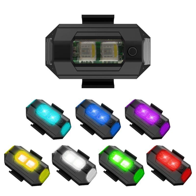 4/7 цветов Drone Strobe Light Usb Led Anti-Collision Bike Tail/Model Air
