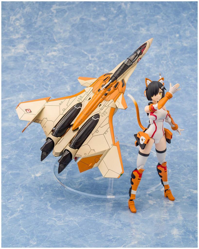 Aoshima Bunka Kyozai VFG Macross Delta Skuld Высота 155 мм пластиковая модель VF-31D приблизительно. Цветовая кодировка MC-05