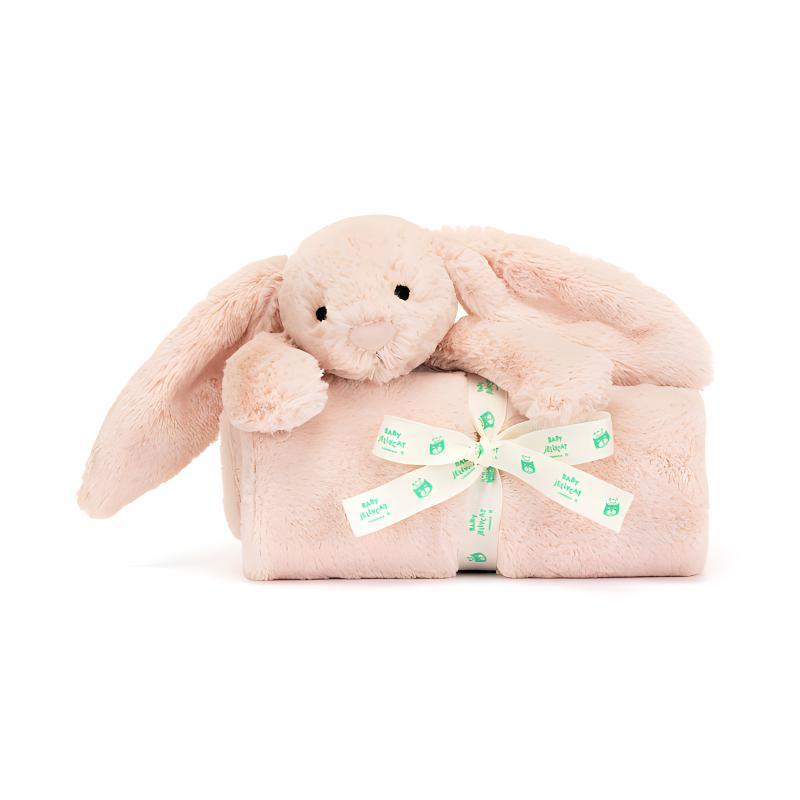 Jellycat Застенчивая серия Плед Бонни Кролик Румяно-розовый Успокаивающее полотенце