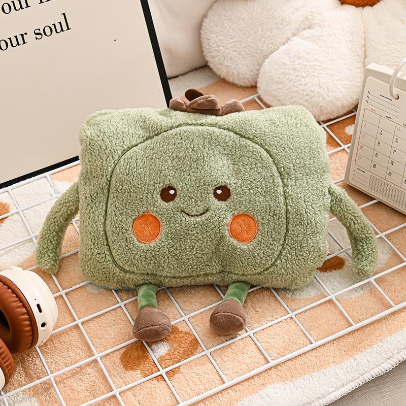 Мультяшная перезаряжаемая взрывозащищенная грелка - съемная грелка для рук для девочек, для кровати и живота.