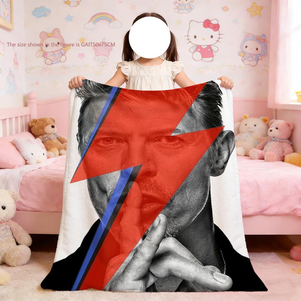Пледы для танцев Singer B-Bowie D-David, мягкие пледы для пикника, кровати, дивана, домашней спальни, уютные, теплые, комфортные