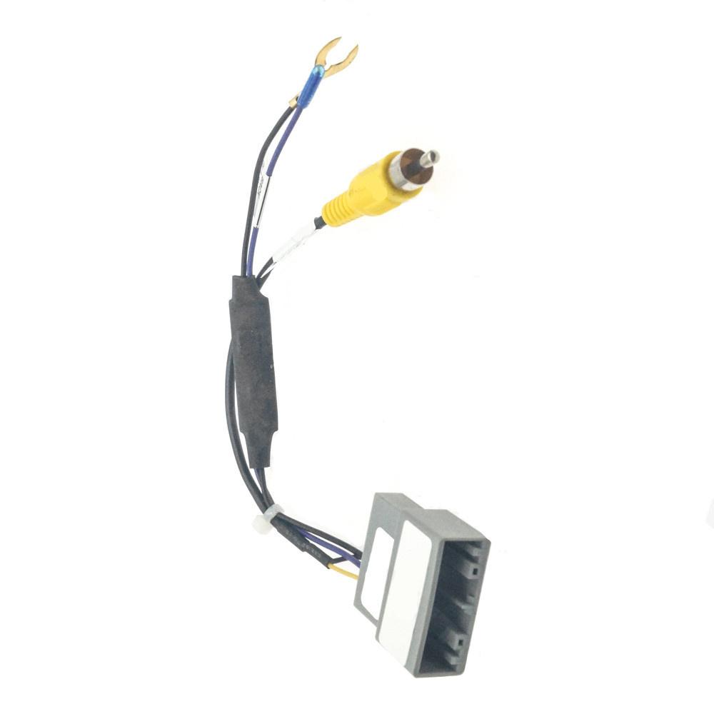 24-контактный кабель-конвертер видеоразъема для автомобильного аудио, радио, парковочной камеры заднего вида для Honda CRV/Fit, адаптер провода заднего хода для парковки