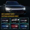 Car Hood LED Daytime Running Light Neon APP Remote Control Waterproof Flexible Auto Engine Hood Guide Decorative Ambient Lamp