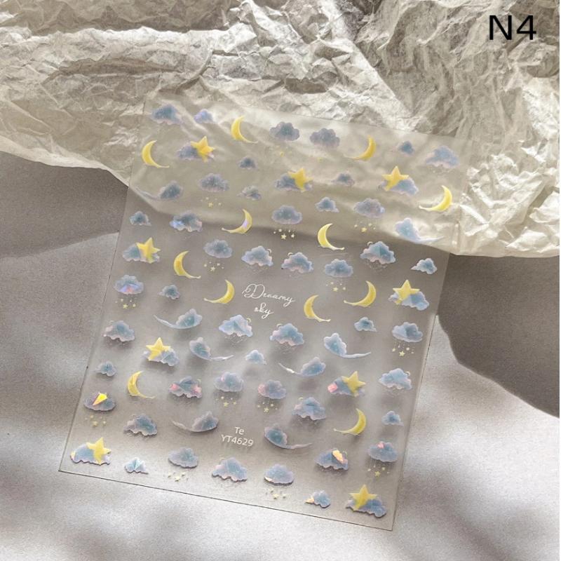 3D Наклейки для ногтей в виде рыбьего хвоста, DIY наклейки для нейл-арта для женщин, Легко наносятся, Маникюр, Художественное оформление, Декорация