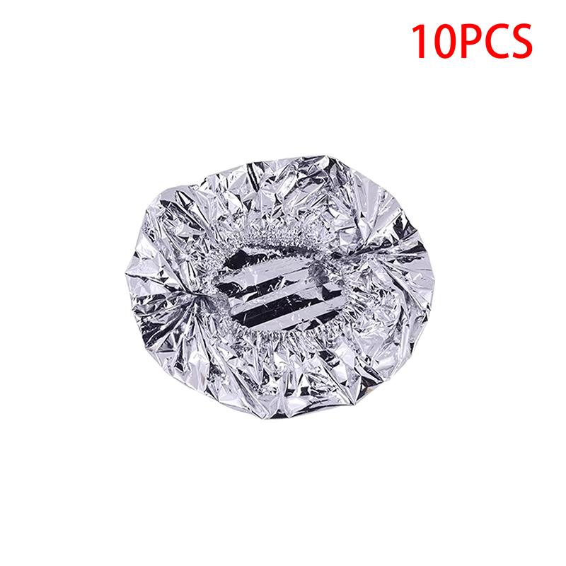 10 шт. Многоразовые изоляционные крышки из алюминиевой фольги - Экологичные кухонные крышки для еды для мисок и блюд, для хранения на кухне