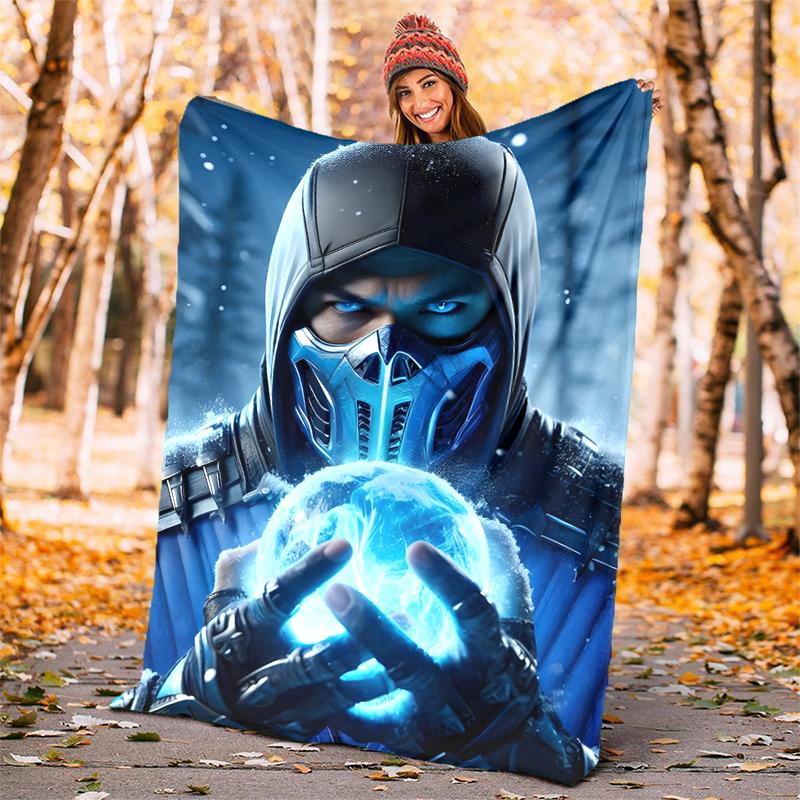 SubZero Flannel Blanket Soft All-Season Throw, Design for Camping, Car Travel, Hiking Sofa, Bed, Office Perfect Gift for Parties