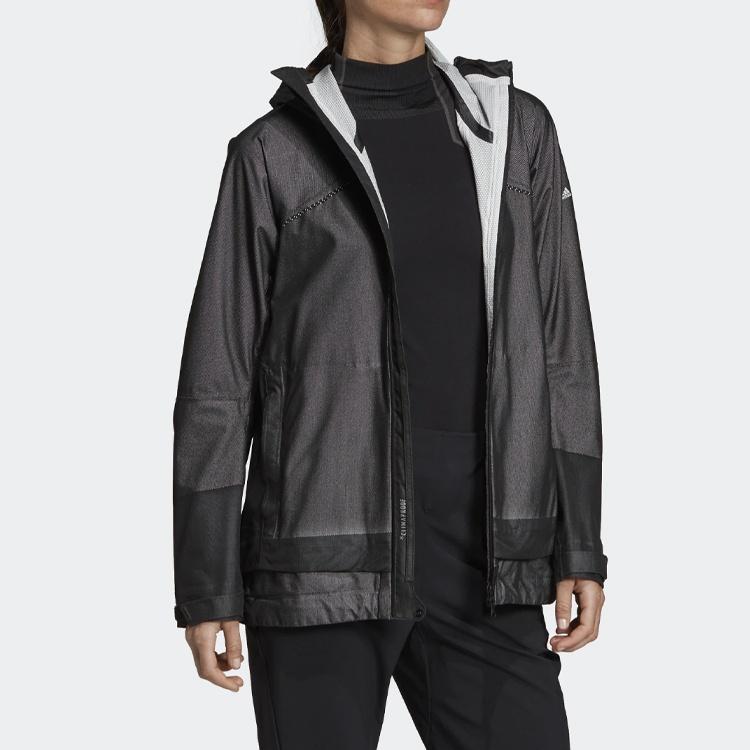 (WMNS) adidas Outdoor Ветрозащитная куртка Черная Женская DZ0796