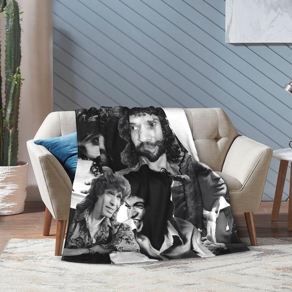 Camarons De La Isla Flamenco Singer Wool Fashion Blanket Music Rock Funny Throw Fashion Blanket for Home 125*100cm Ultra-Soft