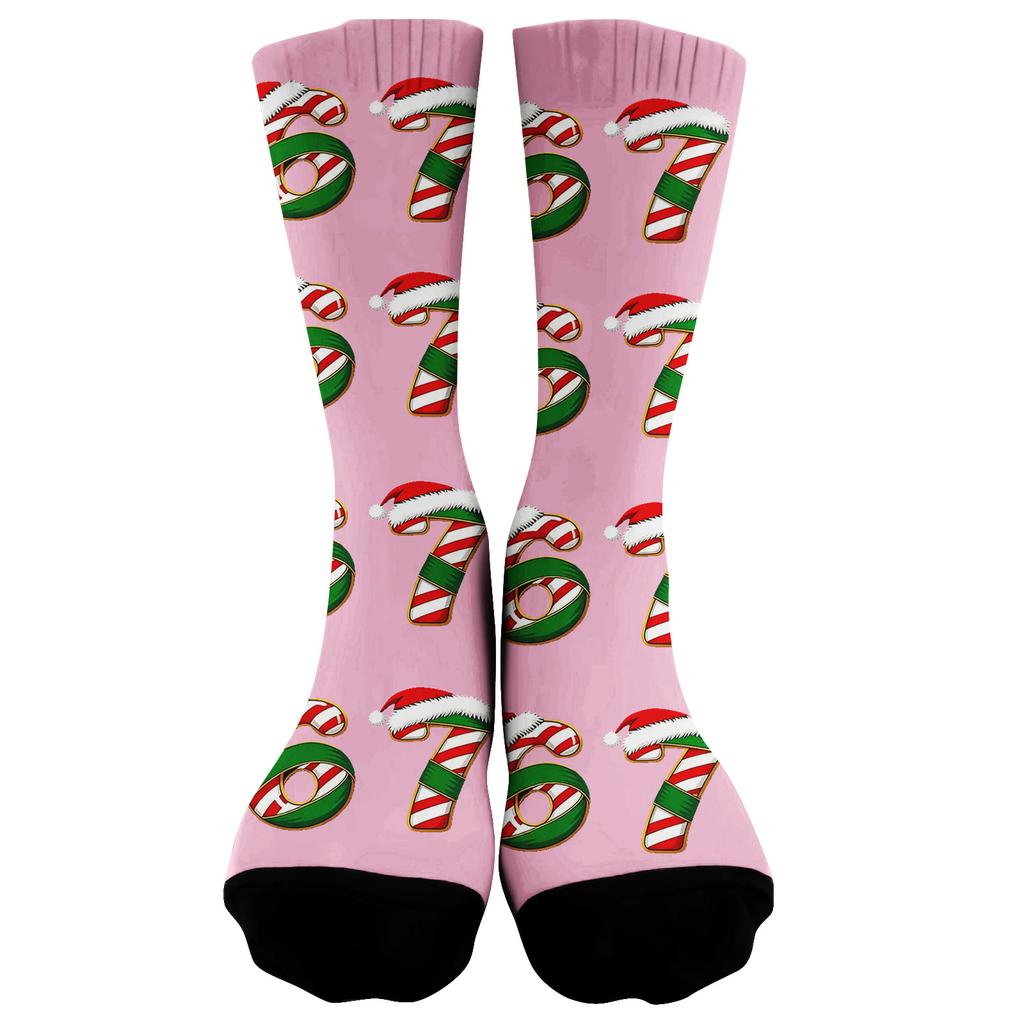 Cute And Playful Socks Mid-Calf Socks Long Socks Printed Socks
