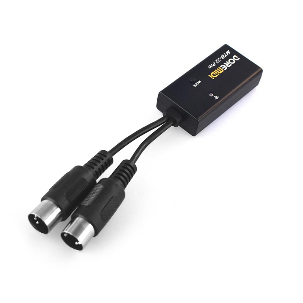 5 Pin MIDI Adapter MIDI To Wireless BT 5.0 Adapter MIDI IN MIDI OUT Anti-interference MIDI Device