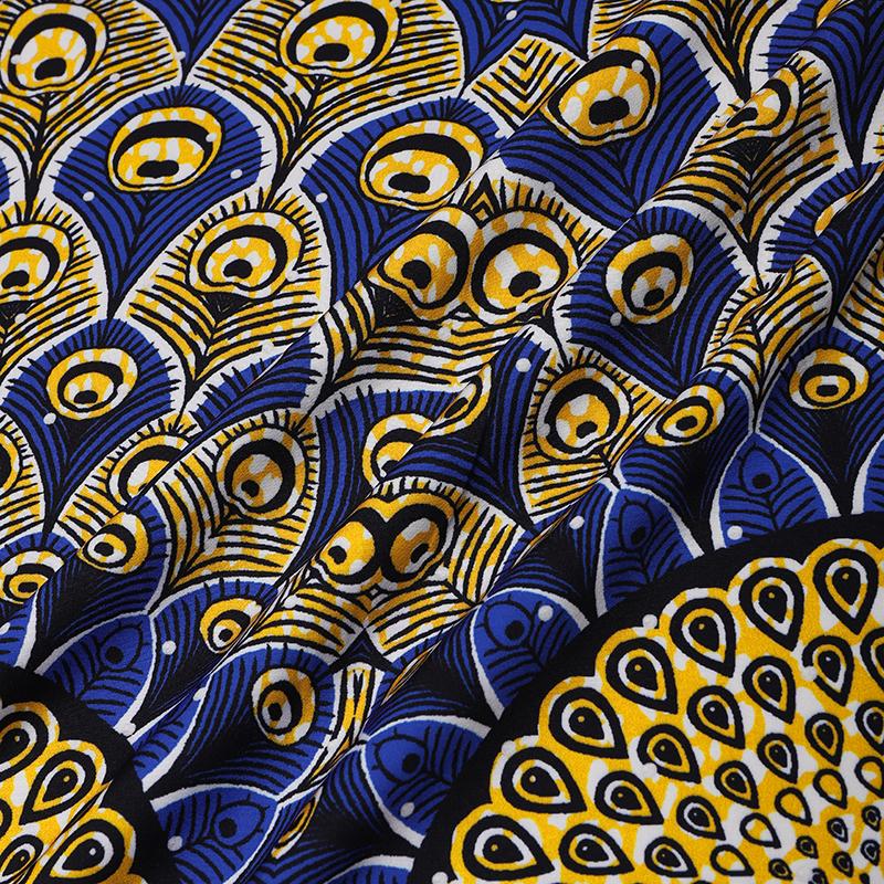 Женские платья больших размеров с круглым вырезом и рукавами средней длины с принтом