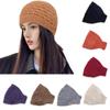 Hair Accessories Knitted Hat Headband Lady Women Girl Cap Empty Top Hat Ear Warmer  Outdoor Sports
