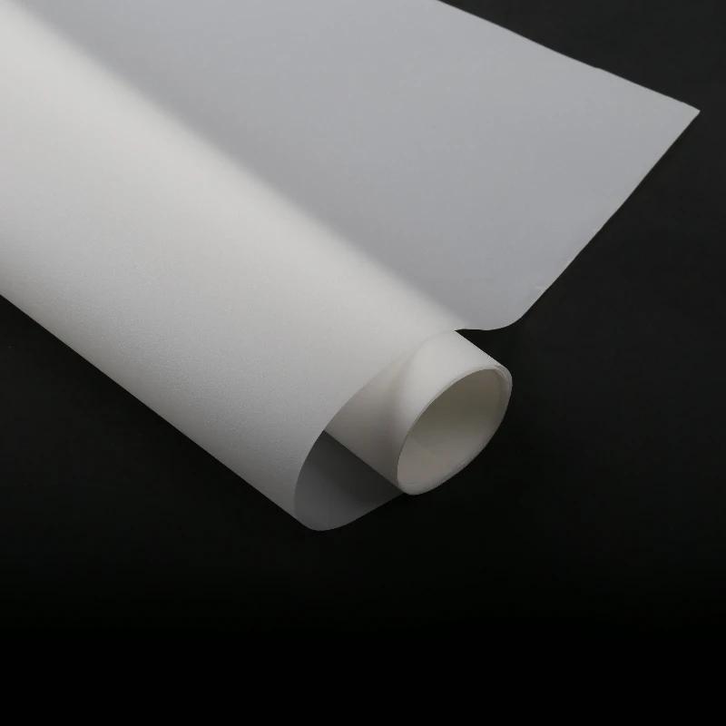 Матовая белая оконная пленка, матовое теплозащитное покрытие для стекла, непрозрачная электростатическая самоклеящаяся наклейка на дверь для ванной комнаты