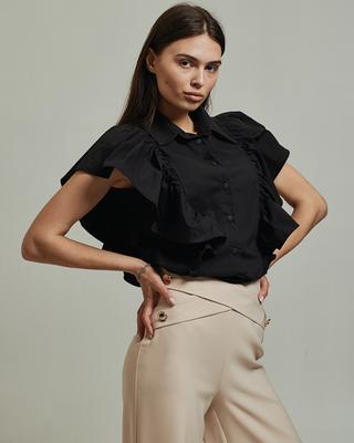 Блуза Mira Mia 242031 36 черная