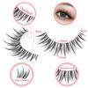 Пары Японские Корейские Натуральный Вид Колючие с Прозрачной Лентой Сказочные Ресницы Накладные Ресницы Пушистые Ресницы