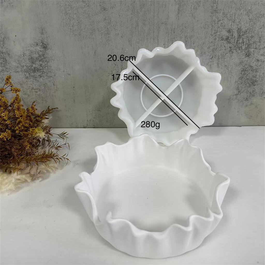 Большая неправильной формы прочная силиконовая форма для смолы для эпоксидных отливок, подставок для украшений, подносов, для творческих проектов и рукоделия