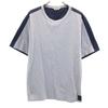 Made In Italy Short Sleeve Switching T-shirt 44 Gray Men's Used