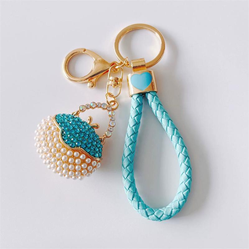 Diamante Bag Pendant Rhinestone Crystal Car Gift -lost Key Holder Sale Classics Bag Charm