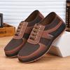 New Beijing cloth shoes men's round head non-slip and wear-resistant old dad casual breathable and durable shoes mesh cloth shoes