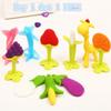 1 Pc Baby Teether Food Grade Silicone Teether Fruit Shape Baby Teething Silicone Teething Toys Infant