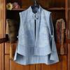 Spring Autumn Ladies Loose Fashion Denim Vest Coat Sleeveless Cardigan Comfortable Solid Color Casual Coat