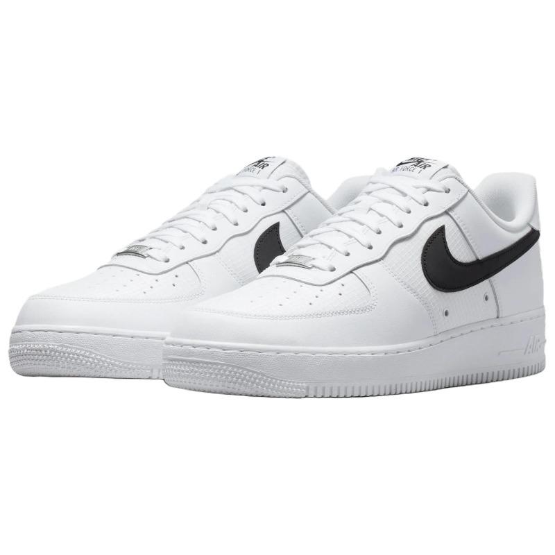 Nike Кроссовки Air Force 1 Tech Унисекс Низкие для скейтбординга Белый Черный IR0952-100
